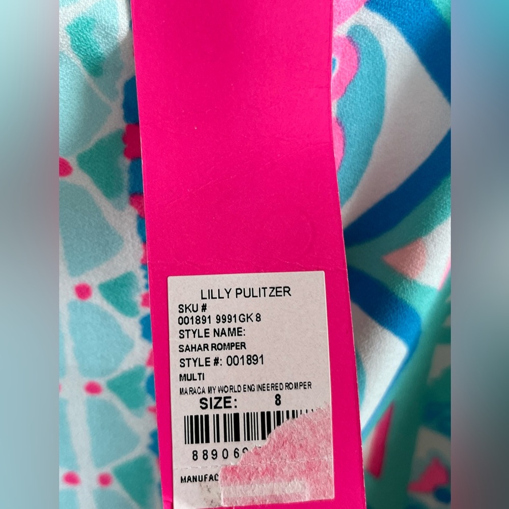 NWT Lilly Pulitzer Sahar Romper - Picture 5 of 8